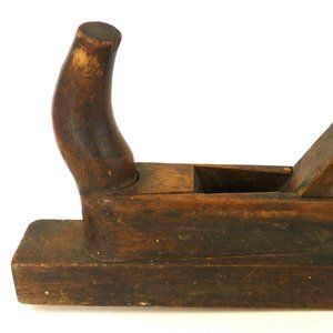 Antique woodworkers horn plane primitive hand work
